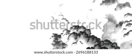 Dense vapor and fog effect creating a mysterious surreal background texture