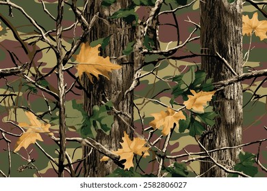 Dense woodland realtree camouflage for outdoor enthusiasts