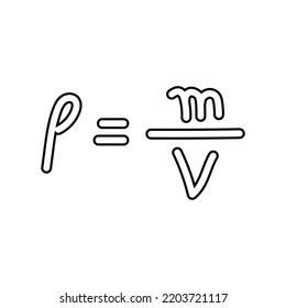 the density formula in chemistry