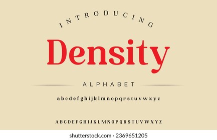 Density luxury elegant typography vintage serif font wedding invitation logo music fashion property