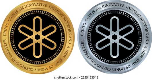 dent coin vector illustrations. 3d illustration