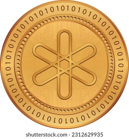 dent coin vector illustrations. 3d illustration