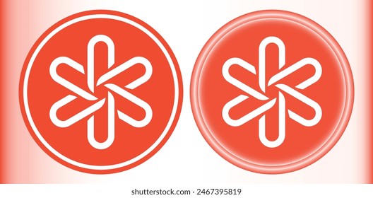 dent cryptocurrency logos on abstract background. 3d illustrations.