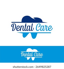 Dent Dentist Dental Care Clinic Logo Template Vector