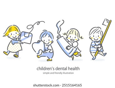 saúde dentária para crianças, conceito