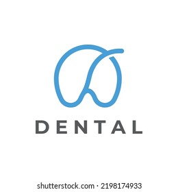 Dental abstract logo. Dental Health, dental care and dental clinic. Logo for health, dentist and clinic.