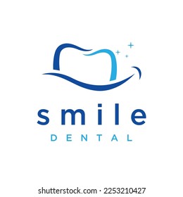 Dental abstract logo. Dental Health, dental care and dental clinic. Logo for health, dentist and clinic.