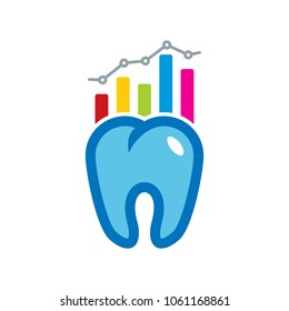 Dental Analytic Logo Icon Design