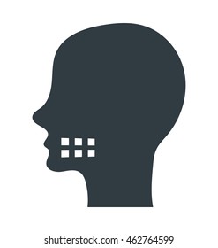 Dental Anatomy Vector Icon