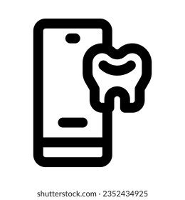 dental app icon for your website, mobile, presentation, and logo design.