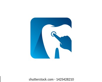 Dental App Logo Template, Icon, Symbol