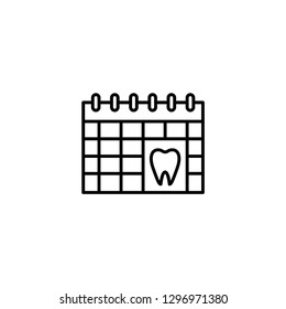 dental appointment icon vector illustration