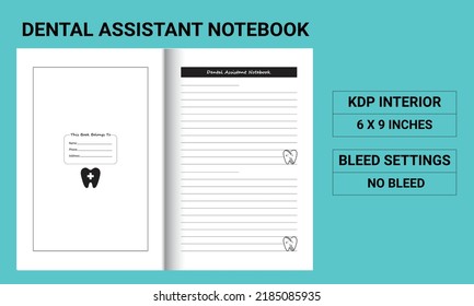 Dental Assistant Notebook - Kdp Interior