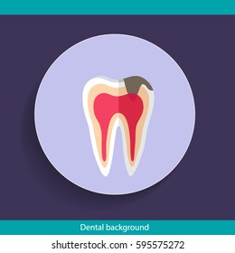 Dental Background design. Vector illustration.