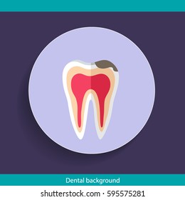 Dental Background design. Vector illustration.