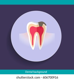 Dental Background design. Vector illustration.