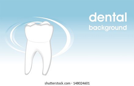 Dental background. Vector