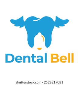 design de logotipo minimalista de sino dental