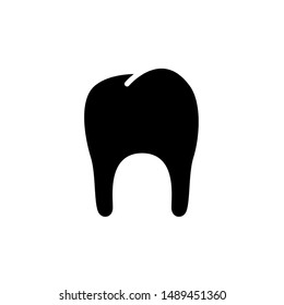 Dental Best Icon Vector Template Logo Design Emblem Isolated Illustration , Health Medical Clinic Simple Business Outline Solid Background White
