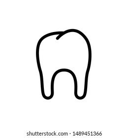 Dental Best Icon Vector Template Logo Design Emblem Isolated Illustration , Health Medical Clinic Simple Business Outline Solid Background White
