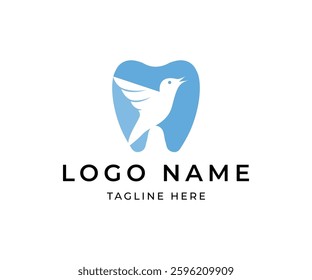 Dental Bird Logo design vector