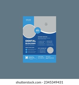 Dental Bleaching Flyer Design Template for your dental business