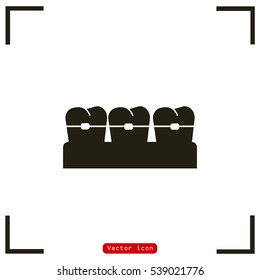 Dental braces vector illustration