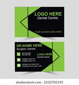 Dental Business card design. di business template signaga