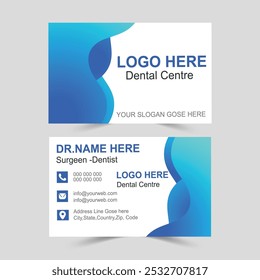 Dental Business card design, di business template signage 