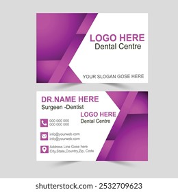 Dental Business card design, di business template signage 