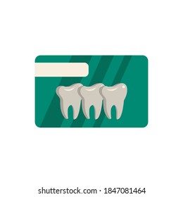 Dental Card icon. Simple element from dentistry collection. Creative Dental Card icon for web design, templates, infographics and more