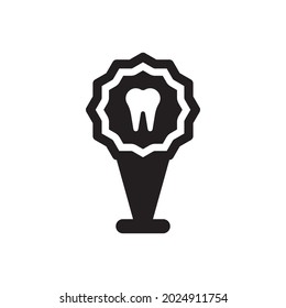 Dental Care Award And Trophy Icon