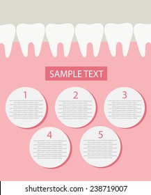Dental care background.EPS 10 vector file.