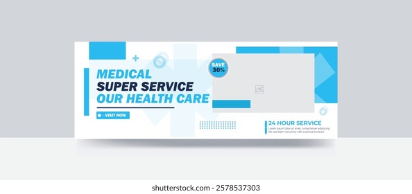 Dental care banner cover design health care super service Banner timeline cover template