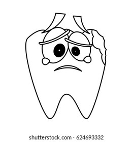 Dental care cartoon