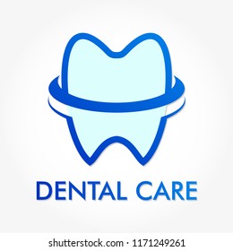 dental care clinic logo concept