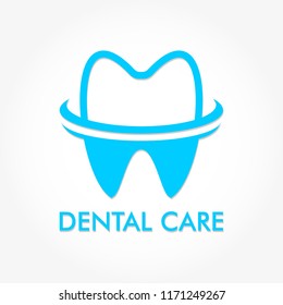 dental care clinic logo concept