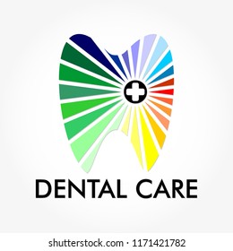 dental care clinic logo concept