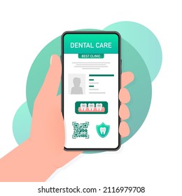 Dental Care Concept. Credit Card Icon. Vector Design. Medical Insurance Card Icon