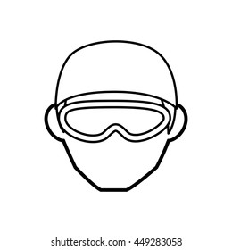 Dental care concept represented by dentist doctor icon. isolated and flat illustration 