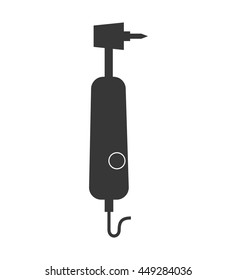 Dental care concept represented by instrument icon. isolated and flat illustration 