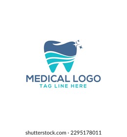 Design-Vorlage für das Design von Dental Care Creative Concept-Logos