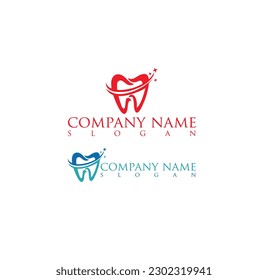 Design-Vorlage für das Design von Dental Care Creative Concept-Logos