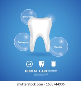 Dental Care Creative Concept vector illustration.