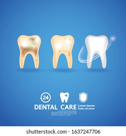Dental Care Creative Concept vector illustration.