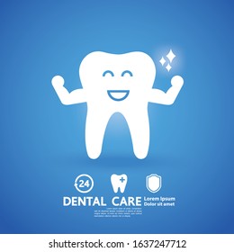 Dental Care Creative Concept vector illustration.