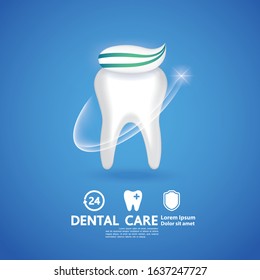 Dental Care Creative Concept vector illustration.