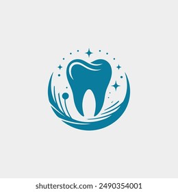 dental care, dent, teeth, natural, green, dental, eco, dentistry logo template