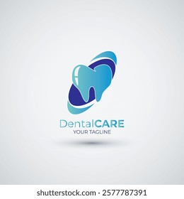 Dental care and dentistry logo design