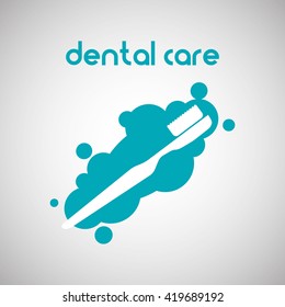 Dental care design. health concept. medical care icon